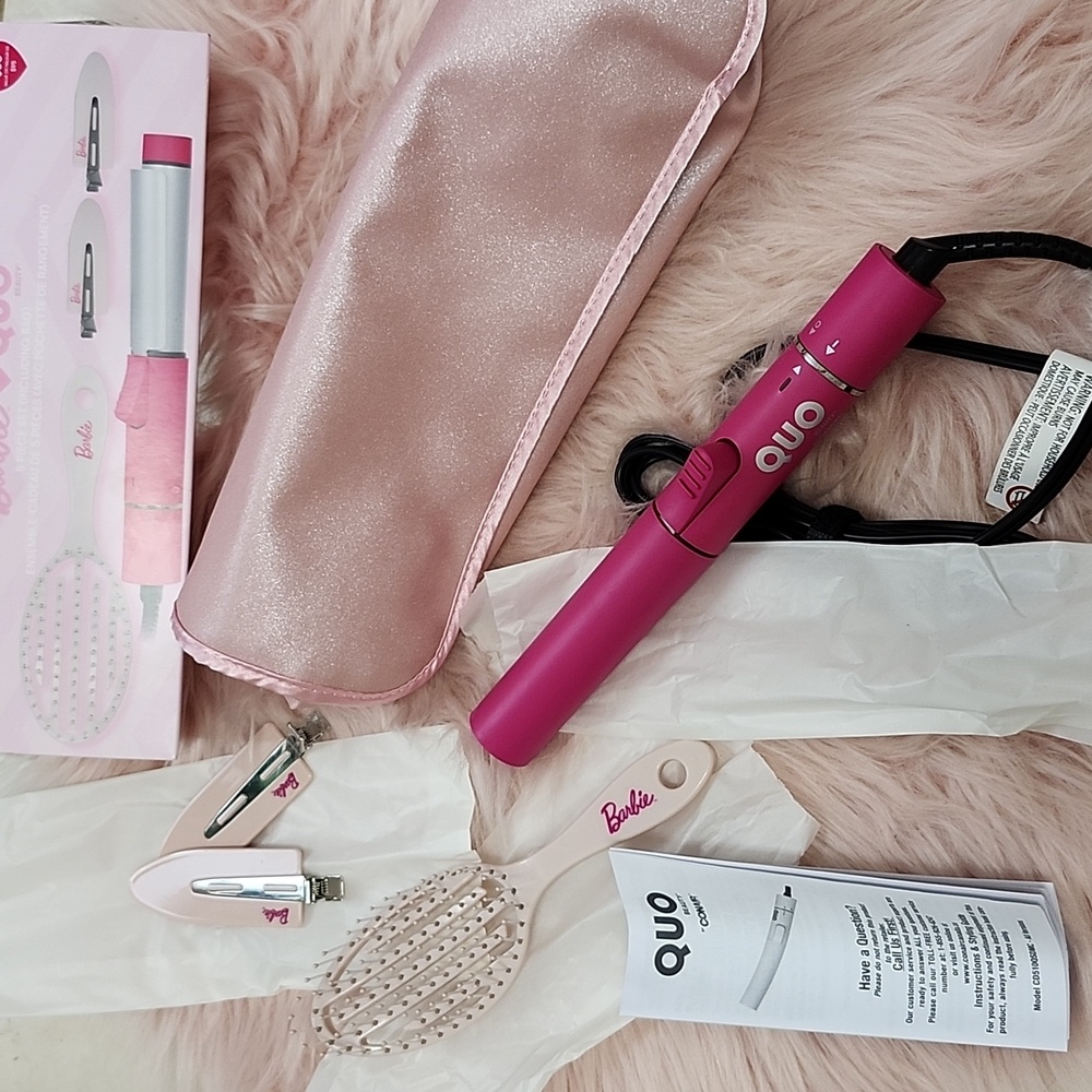 Brand New CONAIR BARBIE X QUO 5 PIECE TRAVEL SET